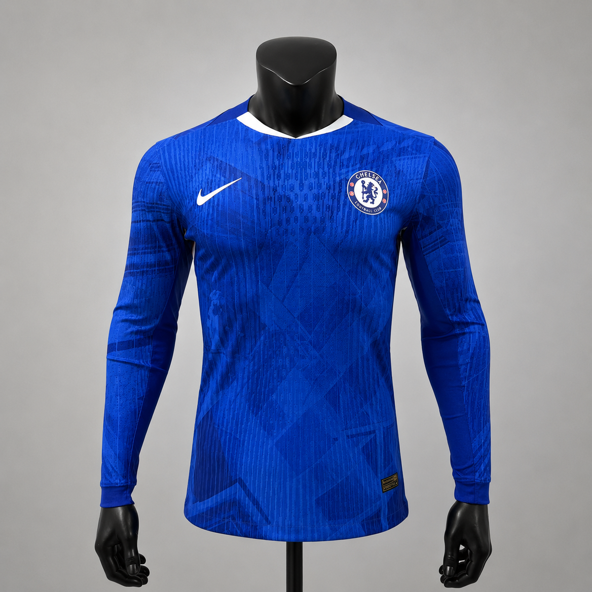 Camisa Chelsea Home Manga Longa 2026/27 – Versão Jogador Premium
