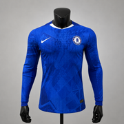 Camisa Chelsea Home Manga Longa 2026/27 – Versão Jogador Premium