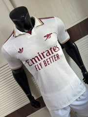 Camisa Arsenal Heritage White 2026/27 – Versão Jogador Premium