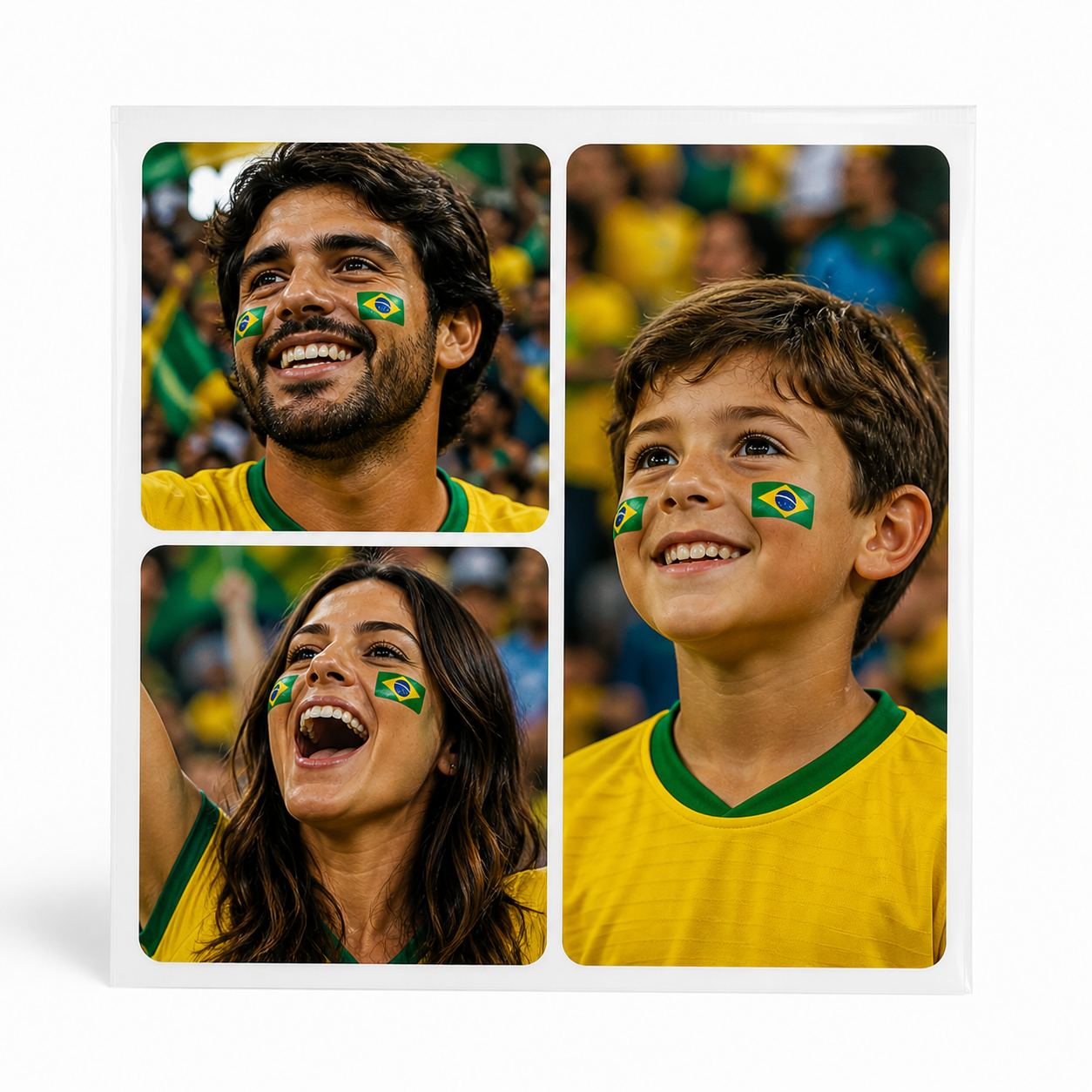 Face Flag - Brasil