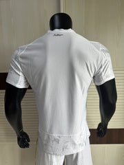 Camisa Manchester City White Stripe Edition