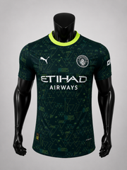 Camisa Manchester City Matrix Green 2026/27 – Versão Jogador Premium
