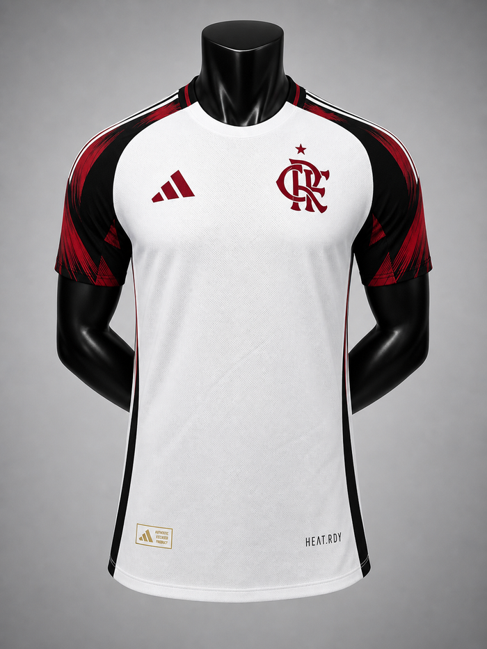 Camisa Torcedor Flamengo⚪🔴⚫ | Away Premium