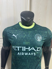 Camisa Manchester City Matrix Green 2026/27 – Versão Jogador Premium