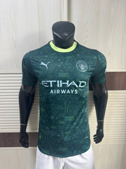 Camisa Manchester City Matrix Green 2026/27 – Versão Jogador Premium