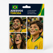 Tinta de Rosto Face Flag - Brasil 26