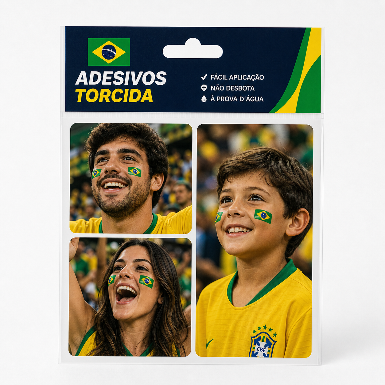 Face Flag - Brasil