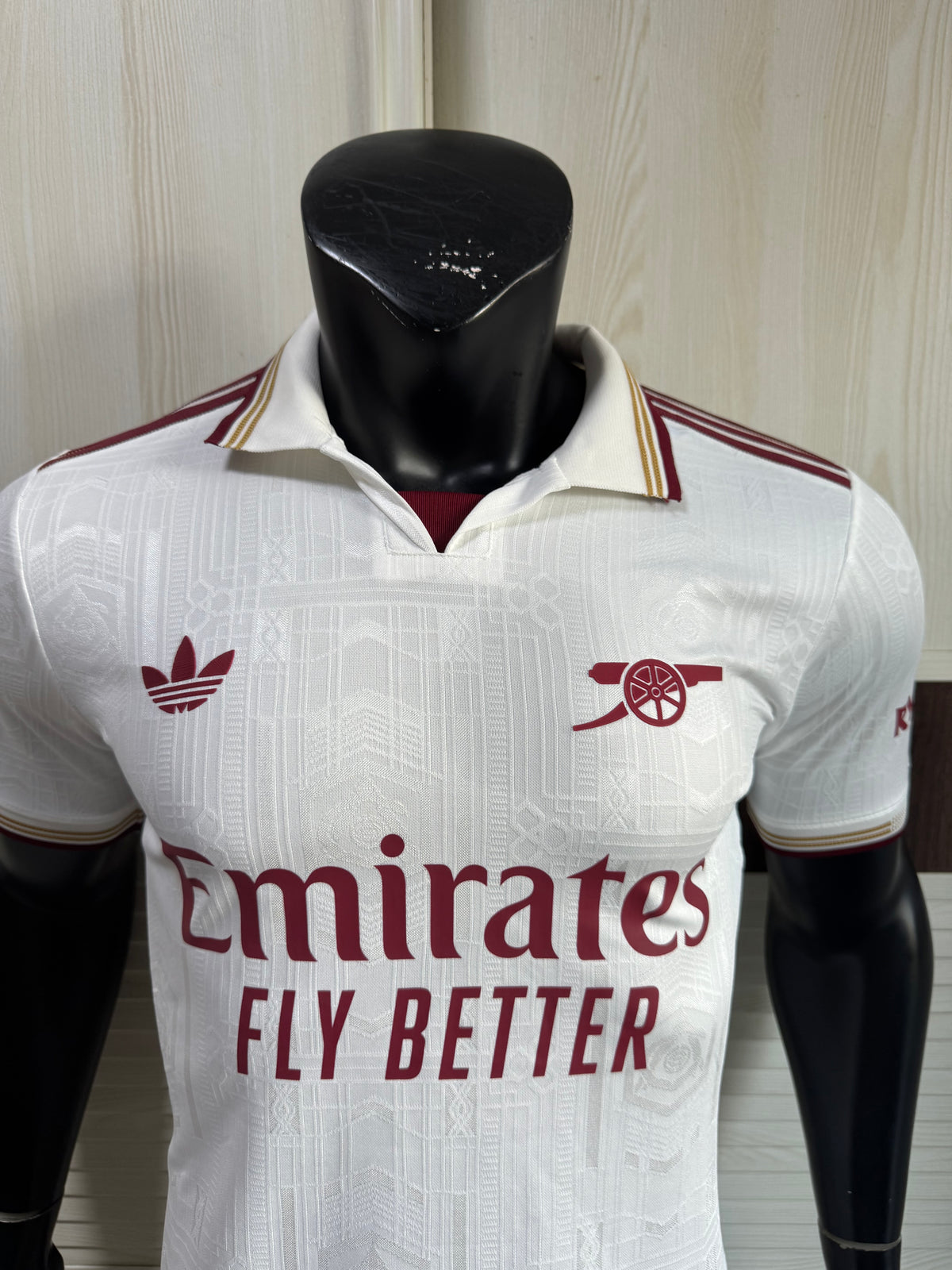 Camisa Arsenal Heritage White 2026/27 – Versão Jogador Premium