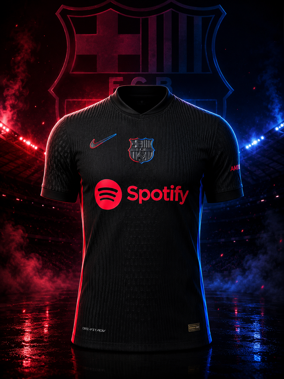 Camisa Barcelona Fourth Preta 2025/26 - Versão Jogador