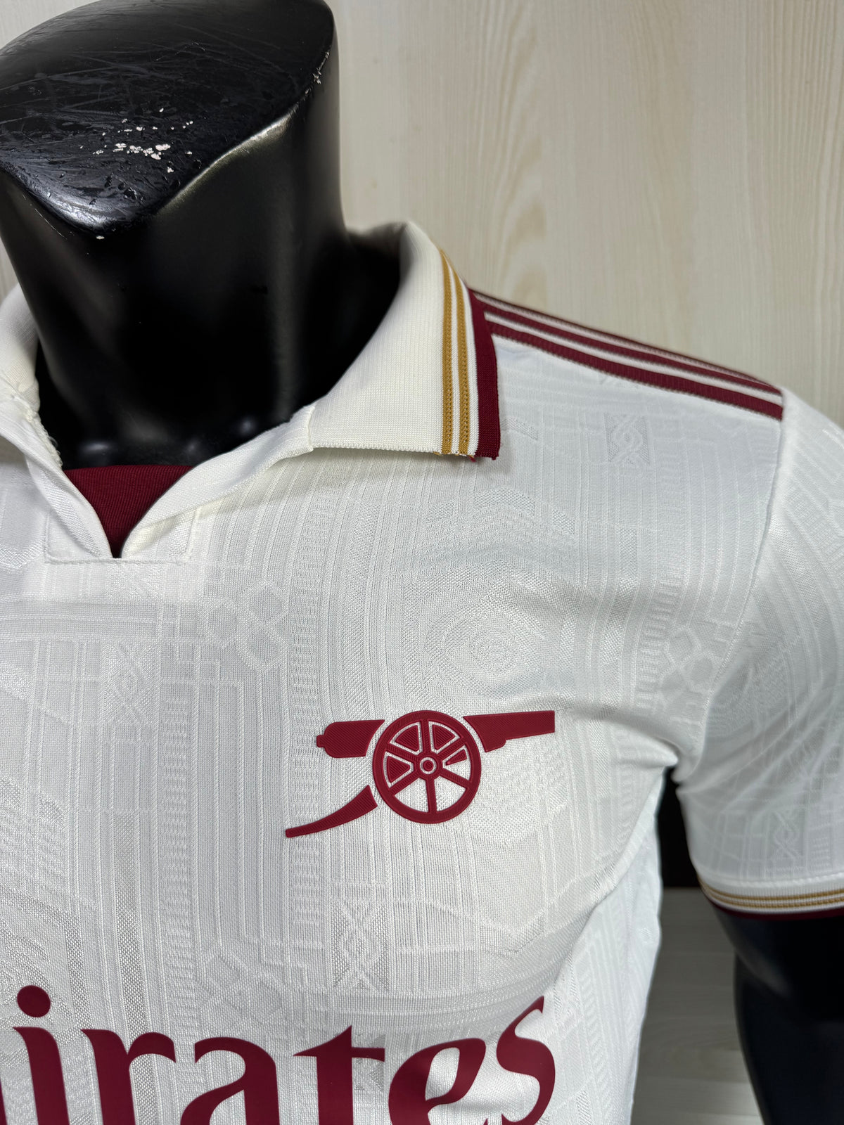 Camisa Arsenal Heritage White 2026/27 – Versão Jogador Premium