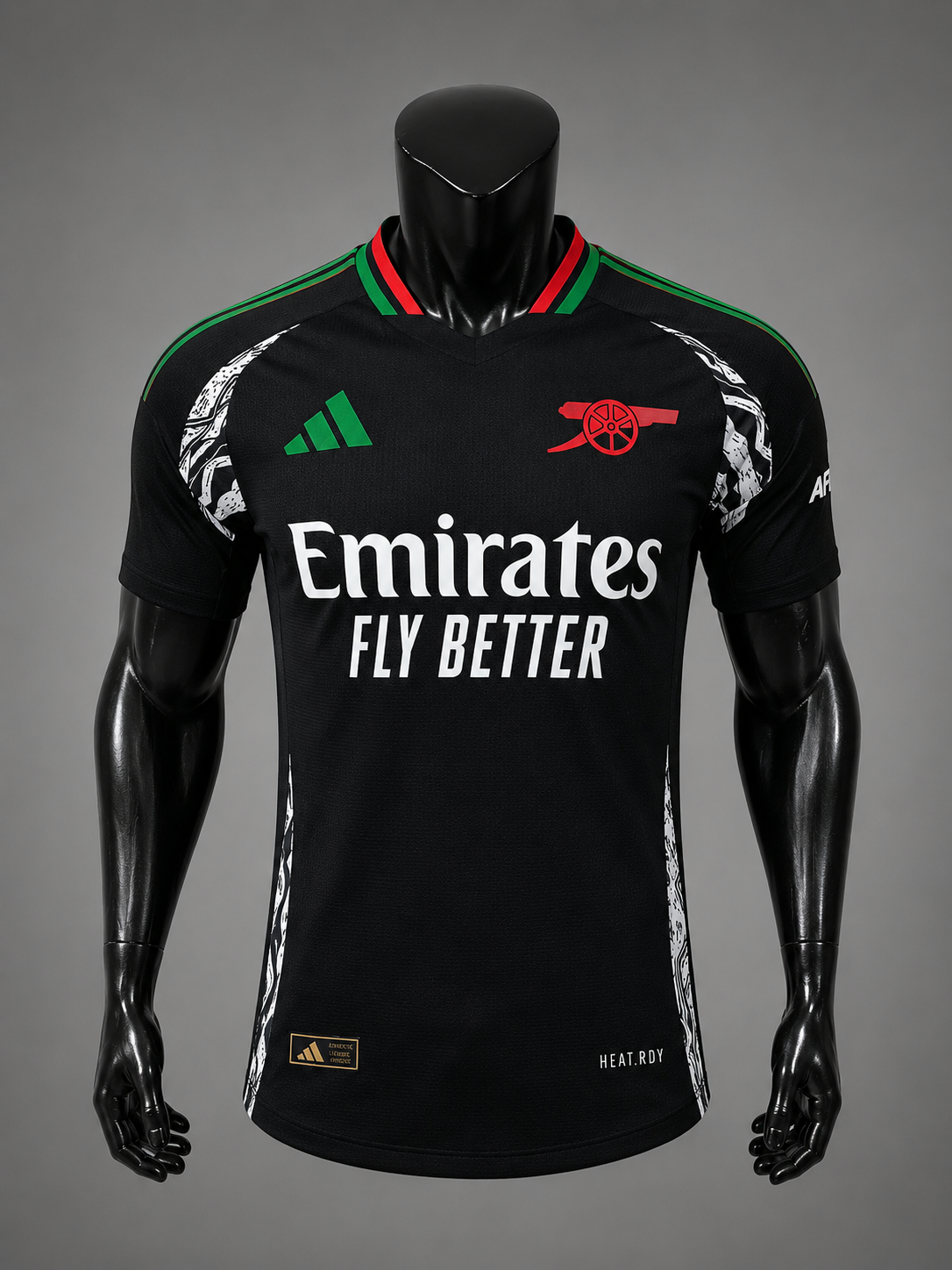 Camisa Arsenal Black Edition 2026/27 – Versão Jogador Premium