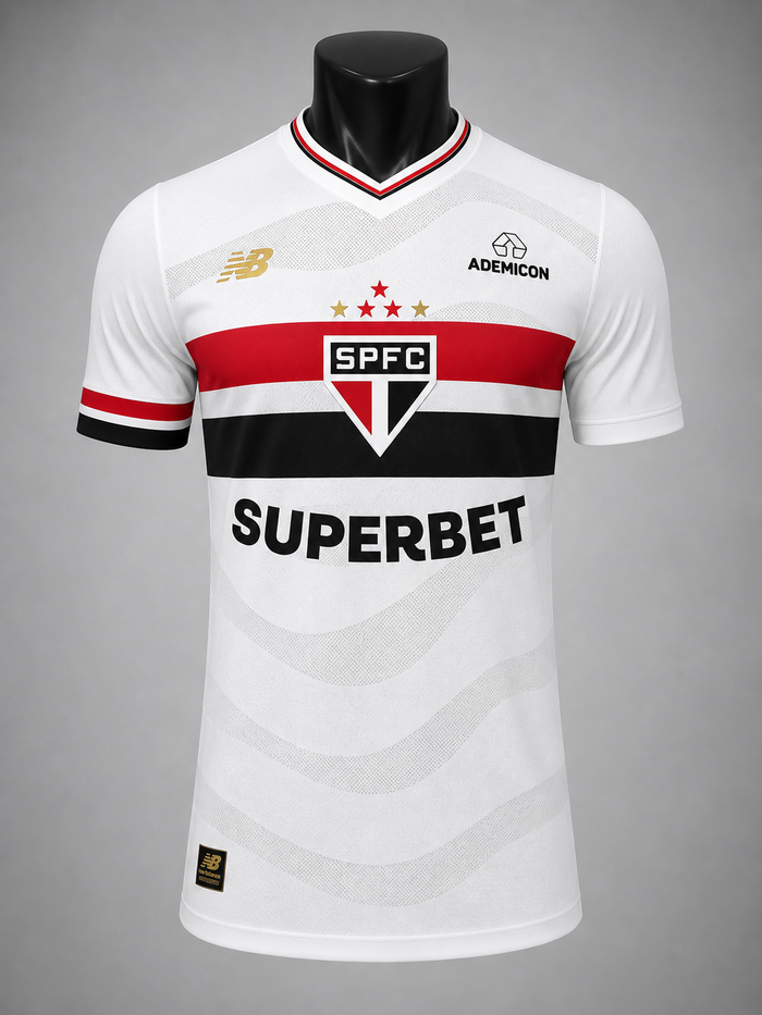 Camisa São Paulo ⚪ | Versão Premium Clássica